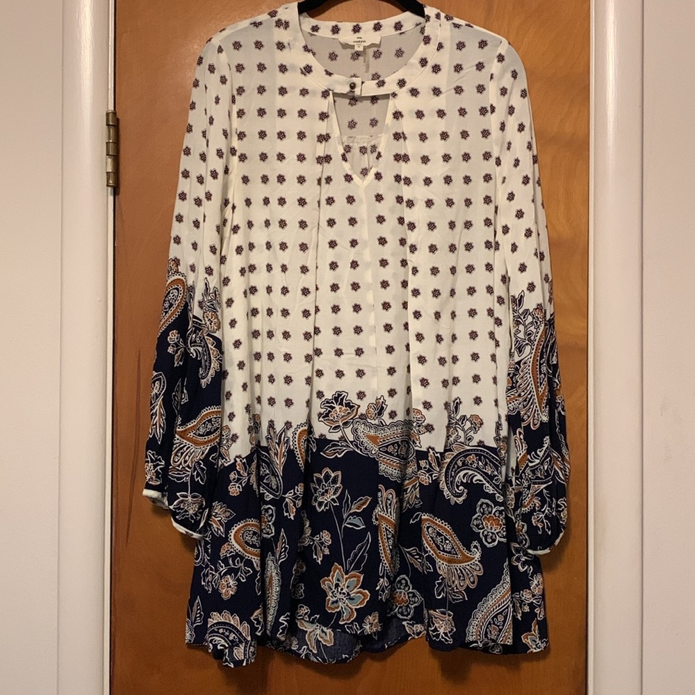 Long sleeve shirt/dress